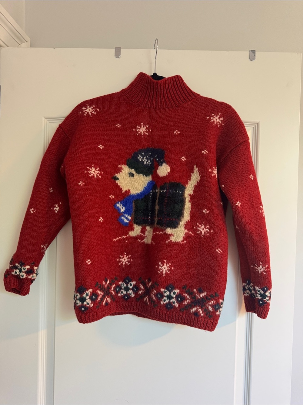 Lauren Ralph Lauren Red Turtleneck Holiday Dog Sweater